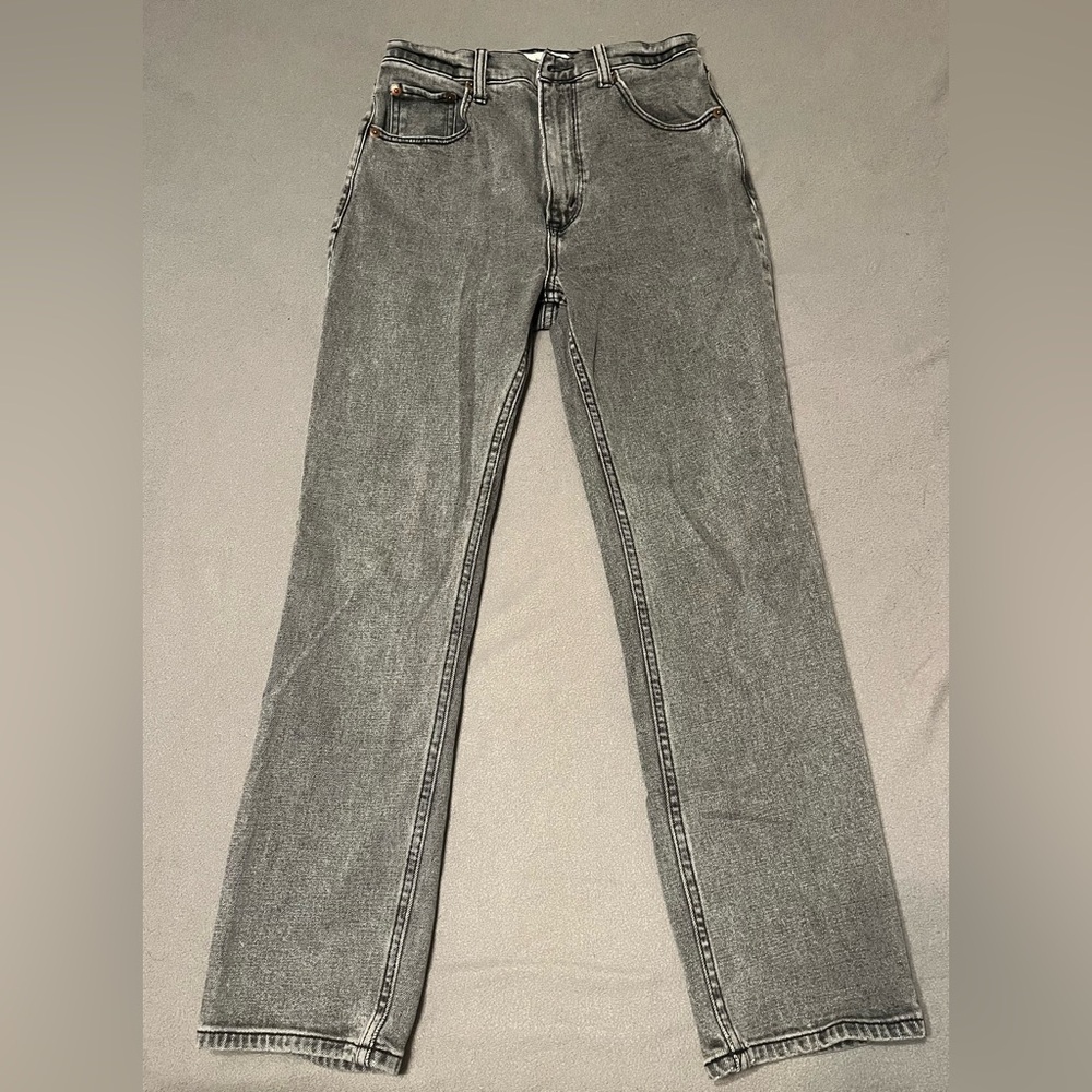 Abercrombie & Fitch Ultra High Rise Ankle Straight Jean, Size 26, EUC
